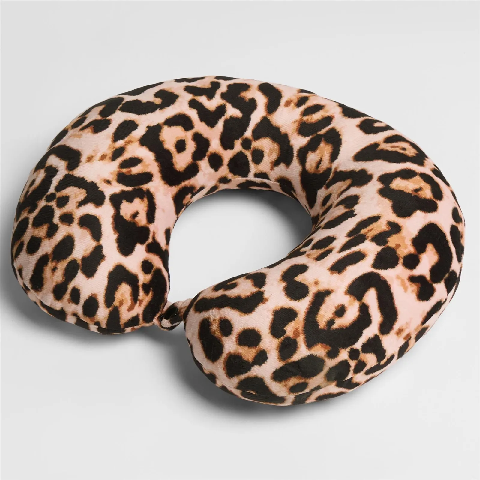 OHS Neck Pillow Travel Support U Shape Soft Head Rest Cushion in Natural