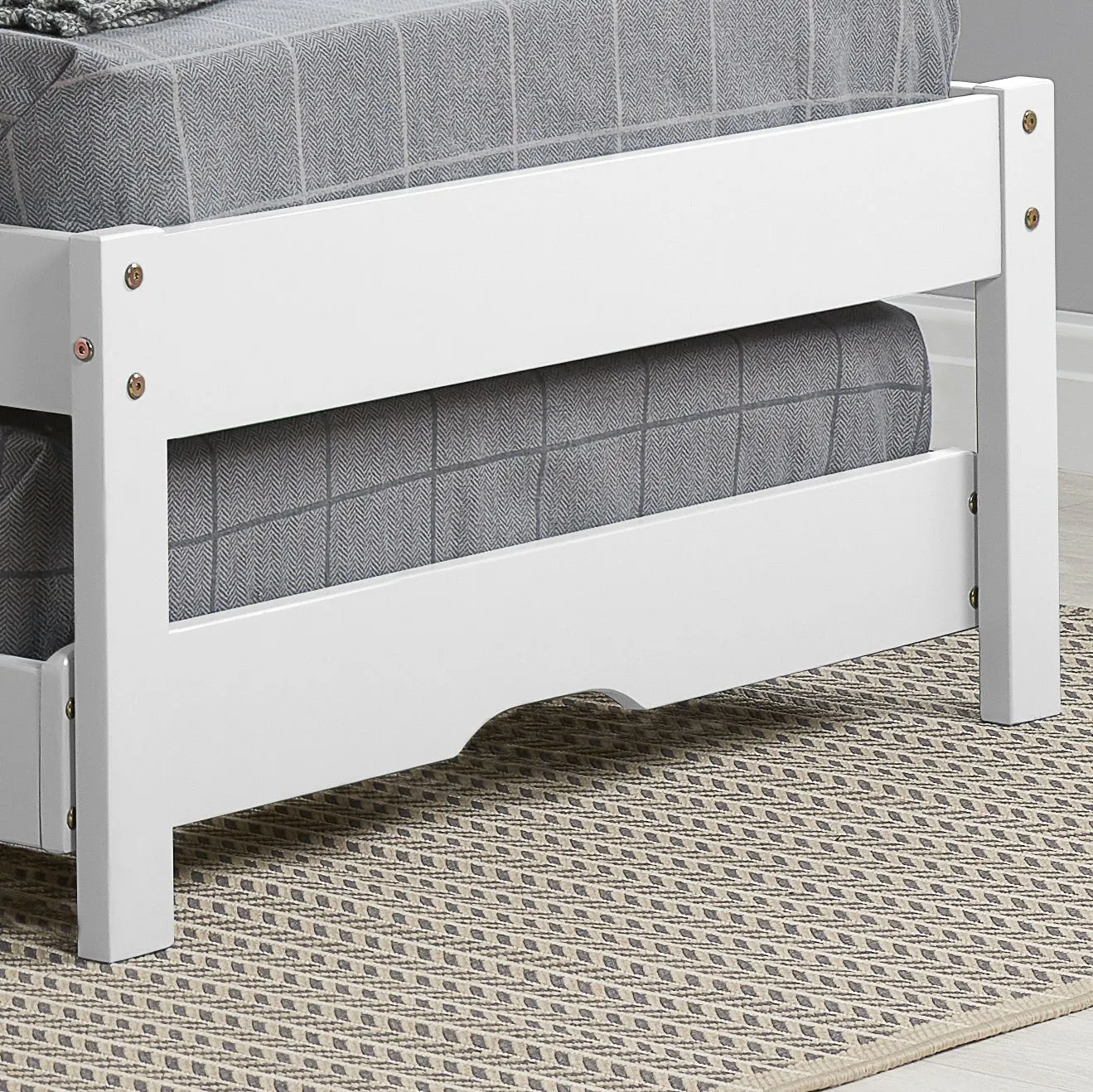 Birlea Buxton Trundle Bed in White 3