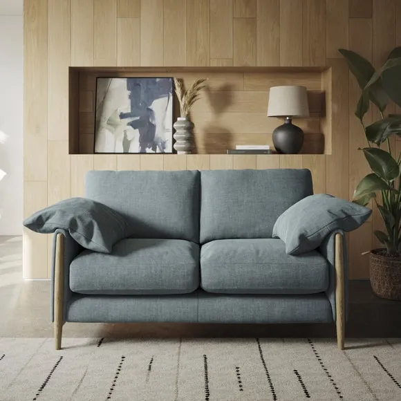 Hector Tonal Plush Chenille 2 Seater Sofa 1