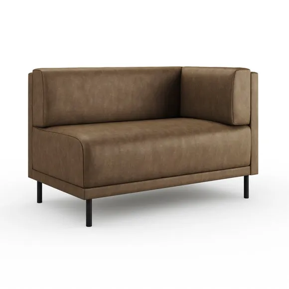 Mae Corner Dining Bench, Faux Leather 6