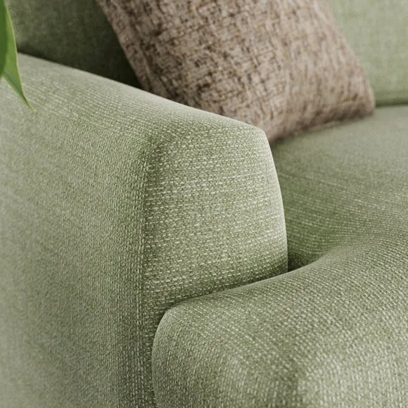 Lawson Chunky Tonal Weave Corner Chaise Sofa 5