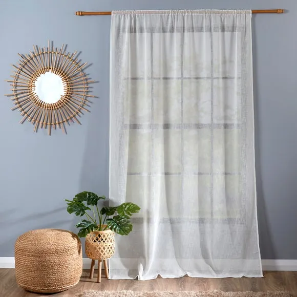 Recycled Polyester Slot Top Single Voile Panel 4