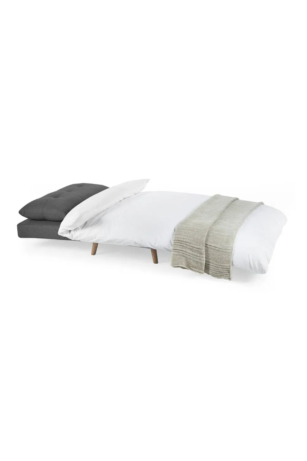 Julian Bowen Rowan Upholstered Chair Bed in Mid Grey 5