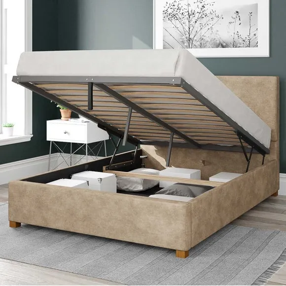 Garland Kimiyo Ottoman Bed Frame, Linen 2
