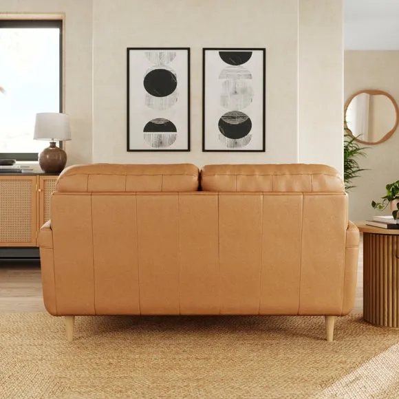 Sven Vintage Leather 2 Seater Sofa 3