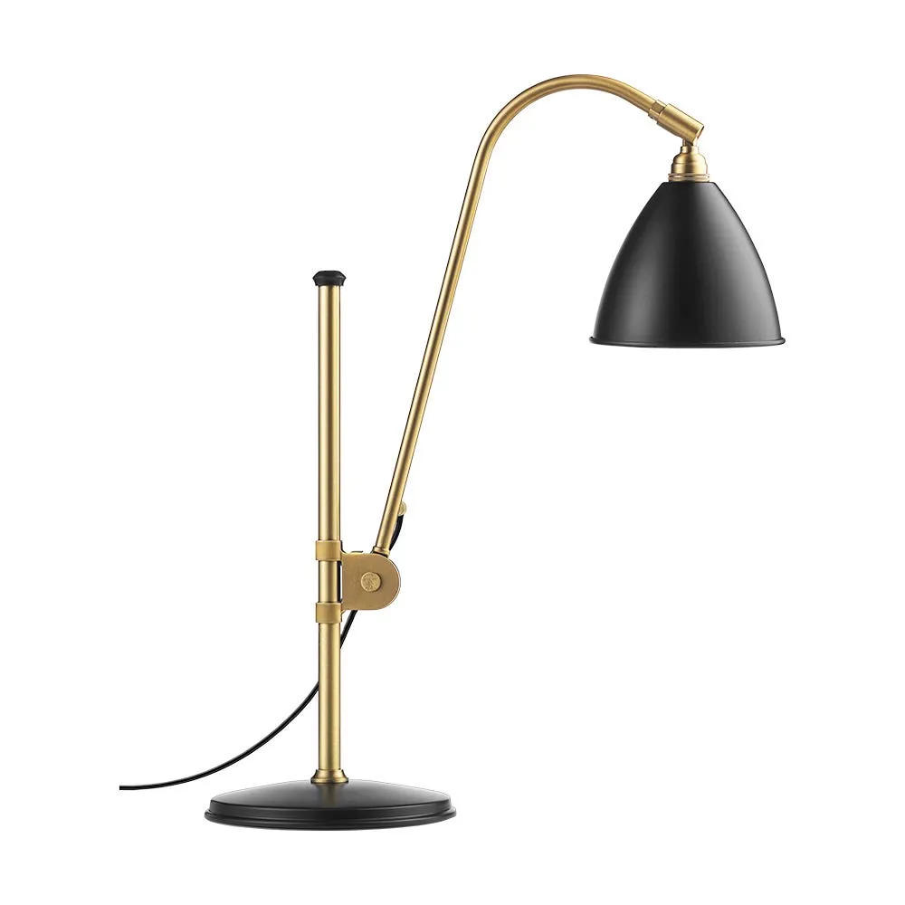 Gubi Bestlite BL1 Table Lamp Brass Base Black Shade 2