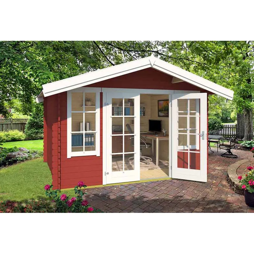 Lasita Maja Ltd Robin 280-Log Cabin, Garden Room, Home Office - L381.3xW358xH245.1 cm in Natural 5