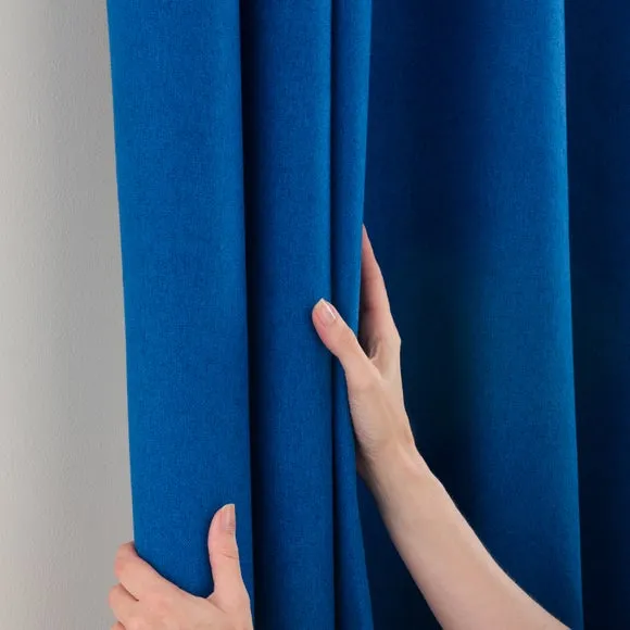 Luna Brushed Pencil Pleat Curtains (Blackout Available) 5