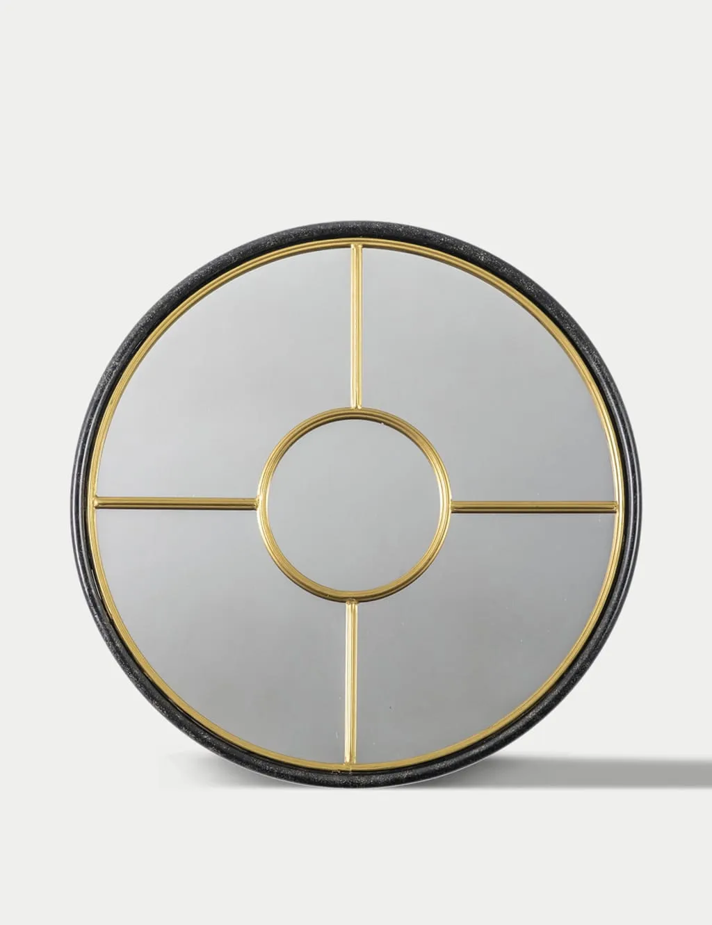Gallery Direct Rocca Round Hanging Wall Mirror Gold