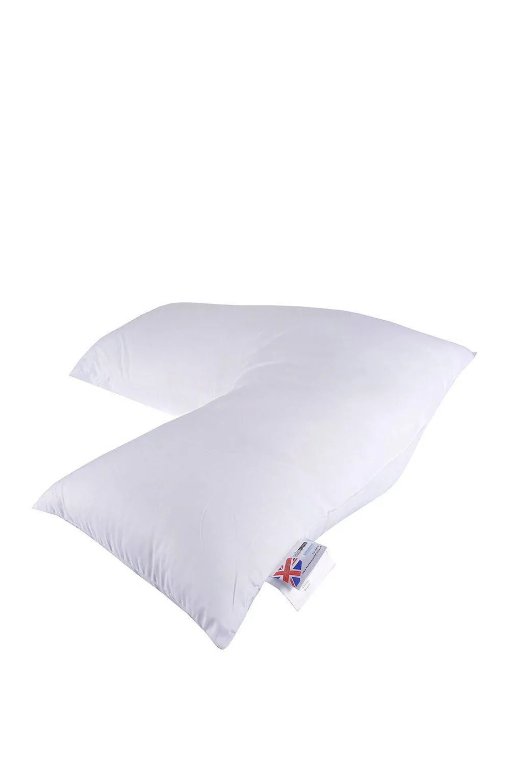 Homescapes Luxury Hotel Quality Super Microfibre V Shaped Pillow in White 2