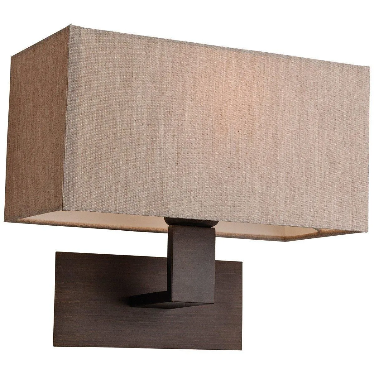Netlighting Prince 1 Light Single Indoor Wall Light Bronze Oyster Shade E27