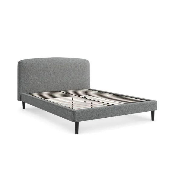 Modern Curve Textured Weave Bed 6