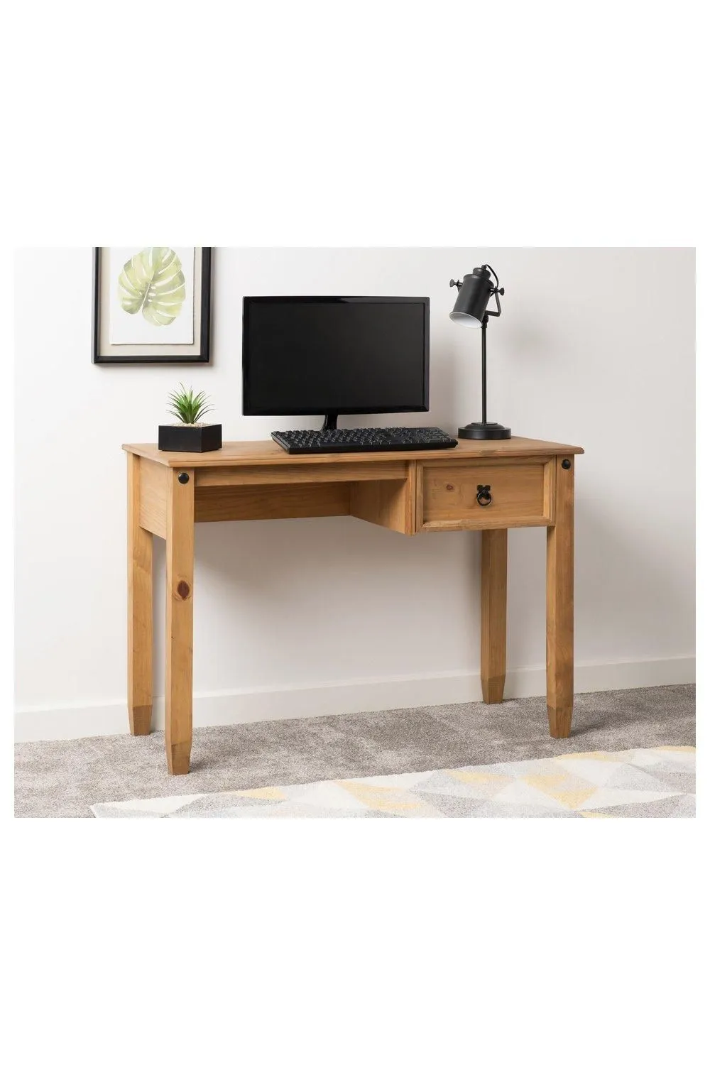 Seconique Budget Mexican Study Desk in Natural 5