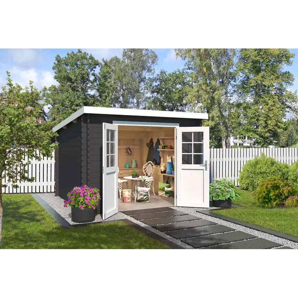 Lasita Maja Ltd San Jose 275-Log Cabin, Garden Room, Home Office L295xW313.9xH210.9 cm in Light Brown 4