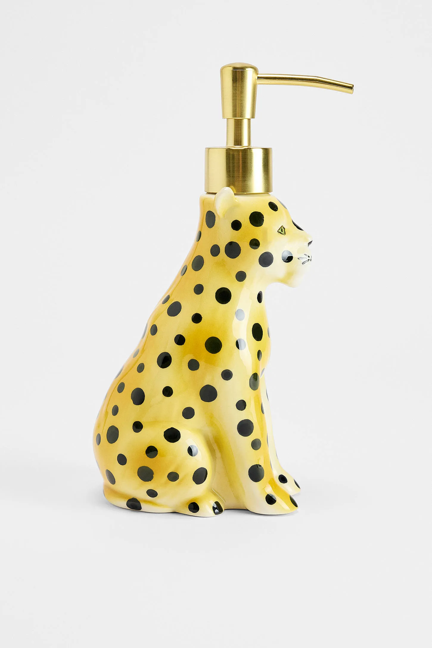 Mini Leopard Soap Dispenser - Yellow 4