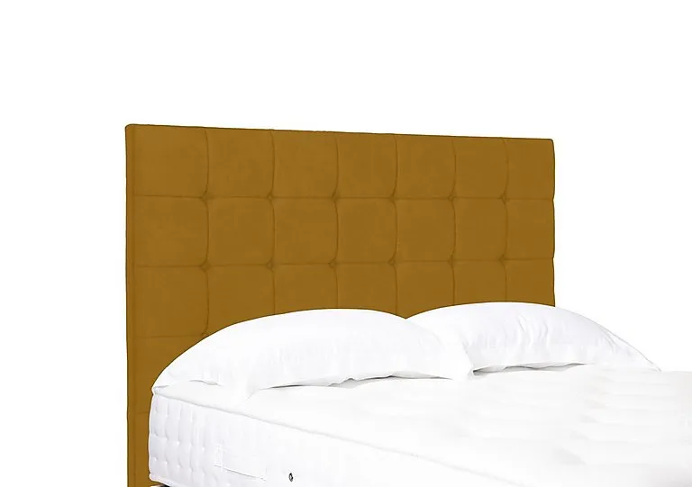 Artisan Collection Kaito High Floor Standing Headboard - Super King - Plush Corn