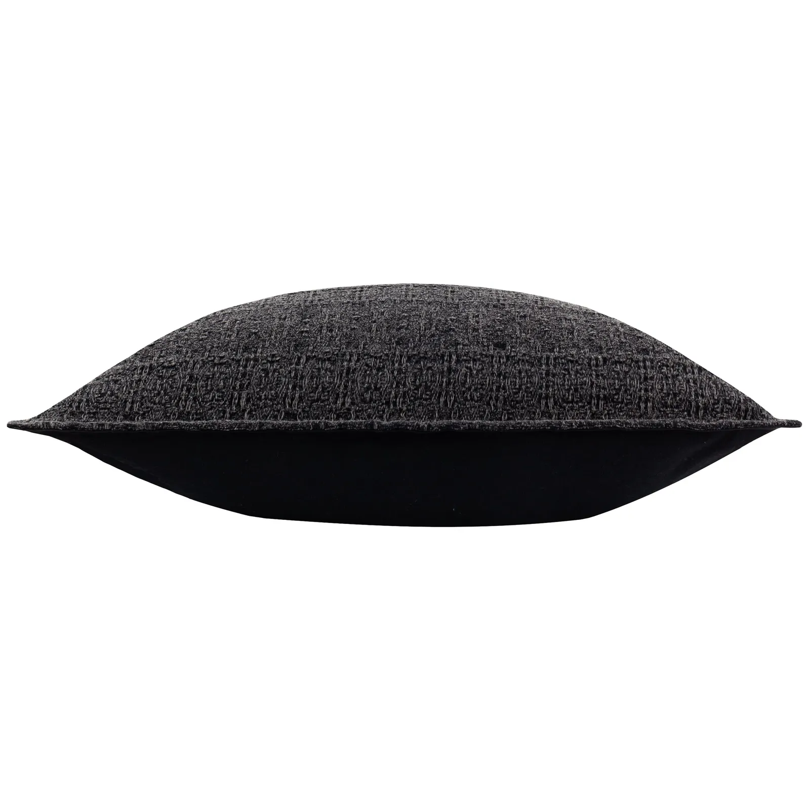 Yard Ramas Textured Jacquard 100% Cotton Cushion in Black 4