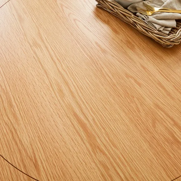 Xavi 4 Seater Round Dining Table, Oak 2