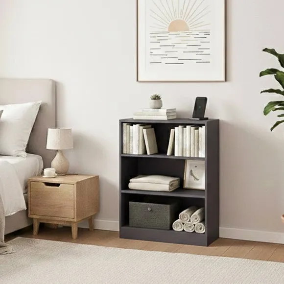 Cambridge 3 Tier Low Bookcase 3