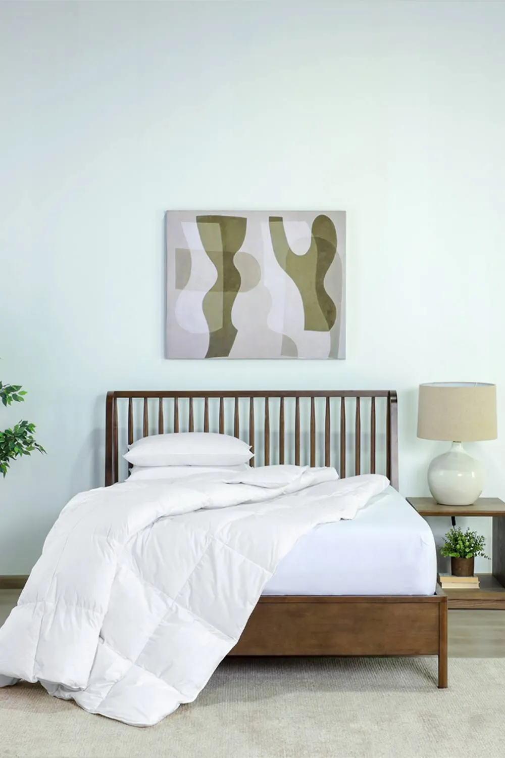 Martex Duck Feather & Down Summer Duvet - 4.5 Tog in White 4