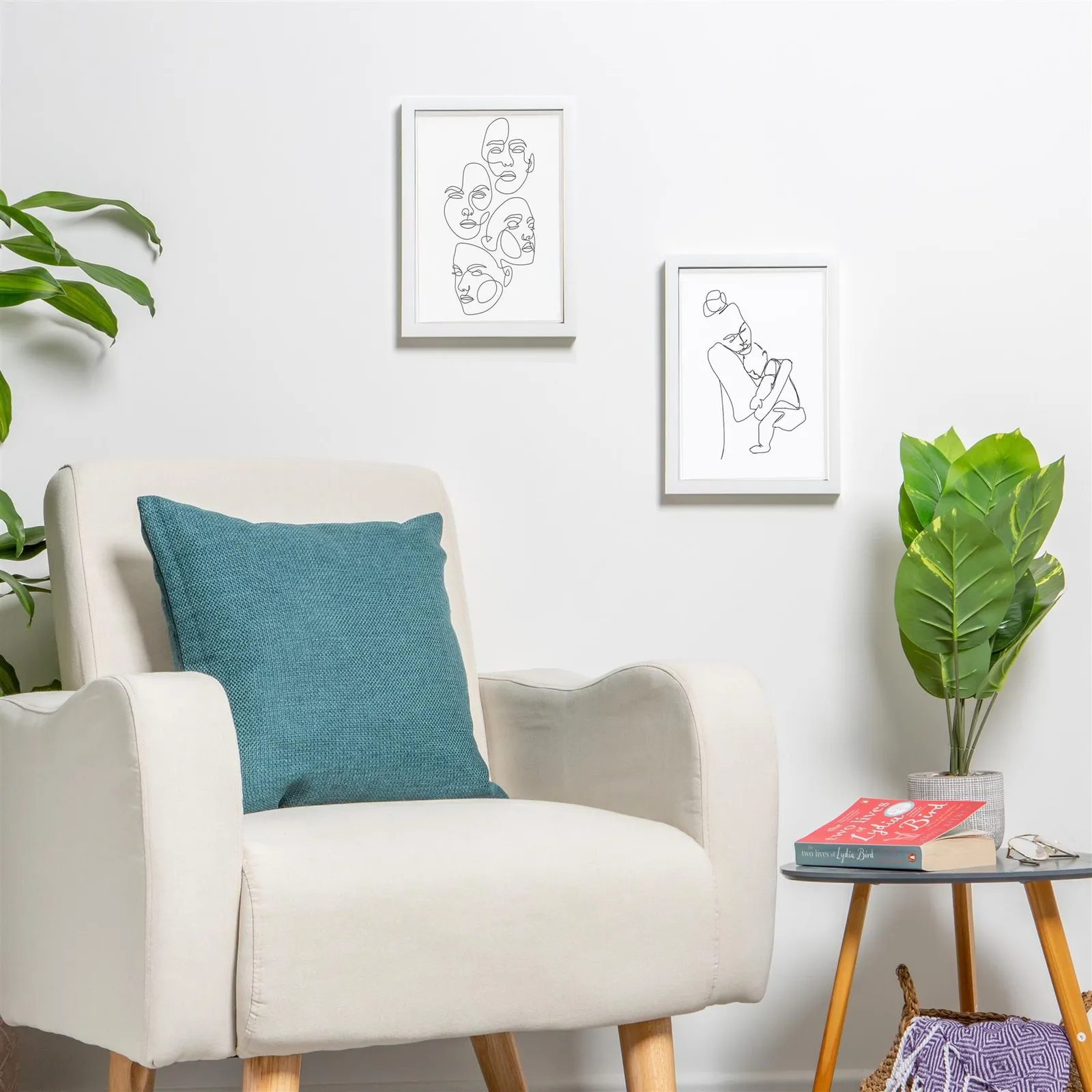 Nicola Spring Photo Frames - A4 (8" x 12") - Pack of 5 in Grey 5