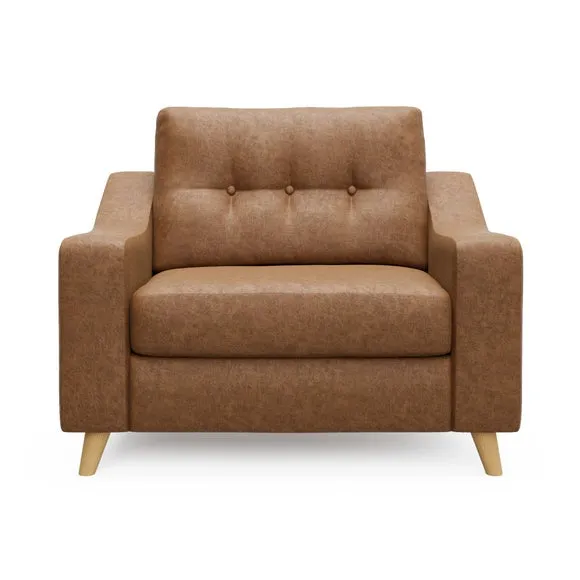Baxter II Arizona Faux Leather Snuggle Chair 6