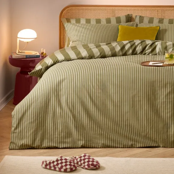 Furn. The Ultimate Stripe Polycotton Duvet Cover & Pillowcase Set 3