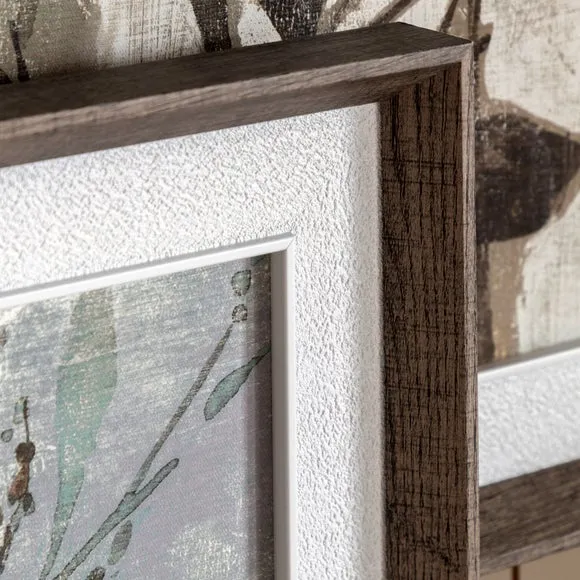 Cedar and Sage Set of 2 Botanical Form Framed Canvases 3