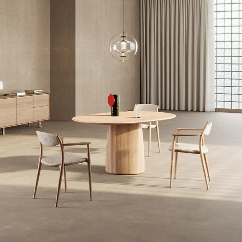 Artisan Nila Dining Chair Oak White Pigmented Oil 5