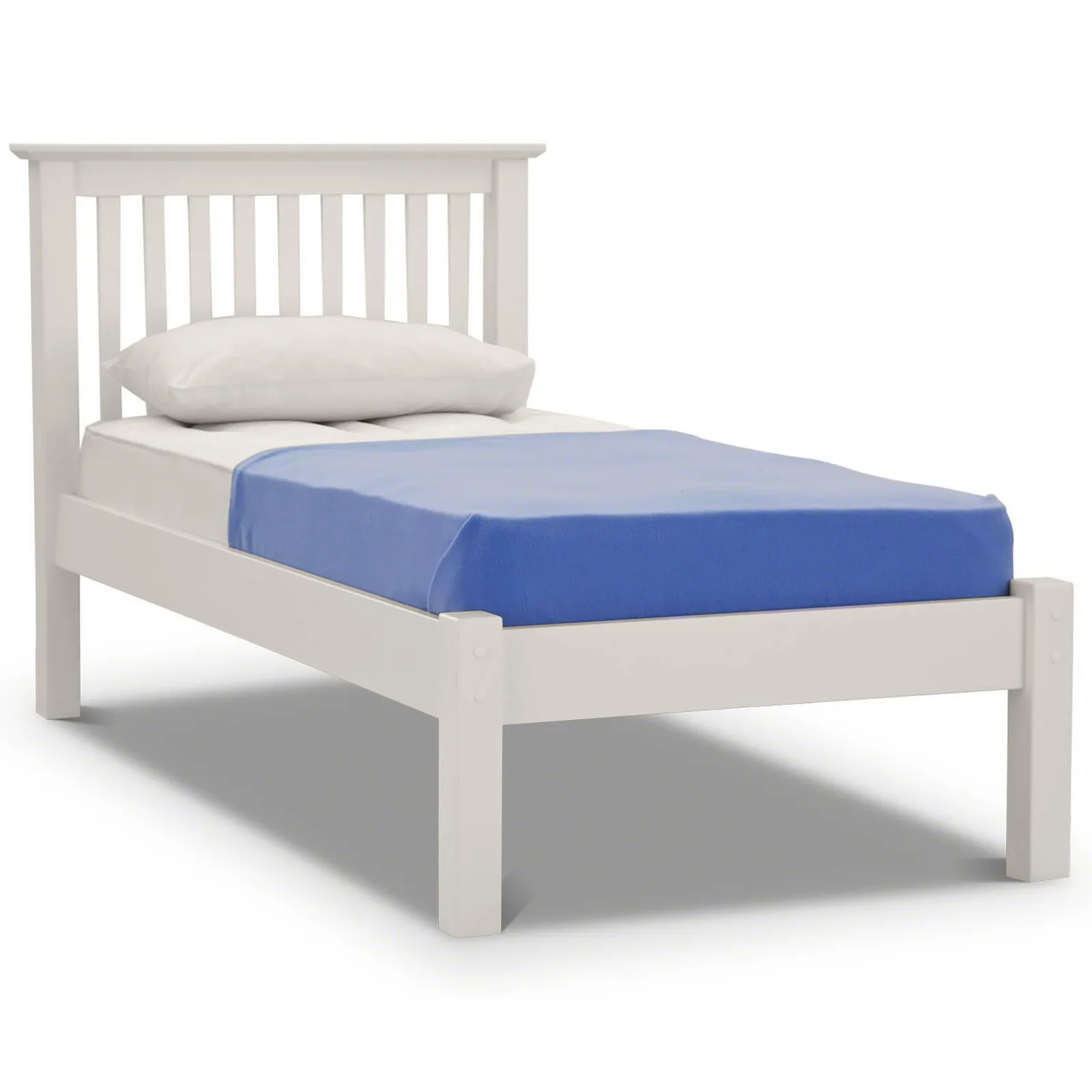 Barcelona Low Foot End Bed Frame White