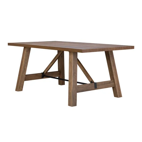 Fulton Trestle 6 Seater Rectangular Dining Table 3