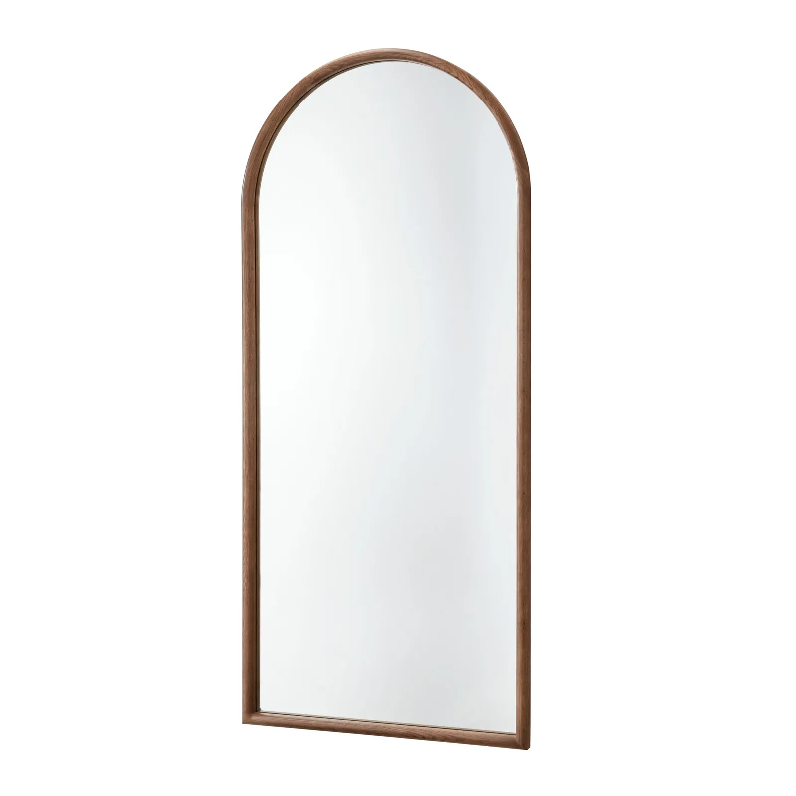 Yearn Mirrors Kimpton Arched Walnut Full Length Mirror 4