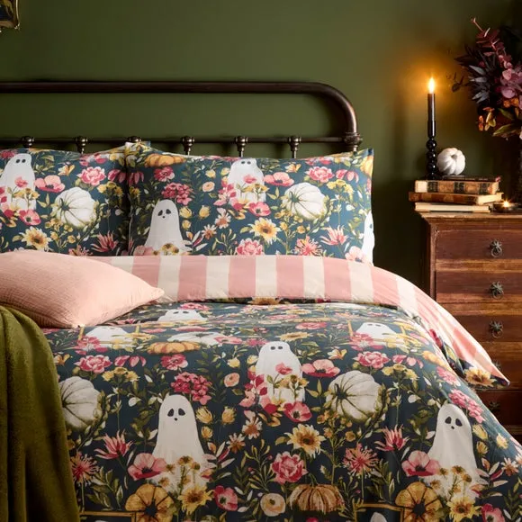 Furn Bootanical Printed Reversible Duvet Cover Set, Single, Multicolour, Multi 3