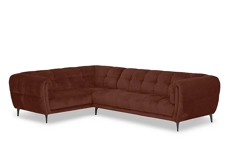 Sienna Fabric Left Hand Facing Corner Sofa