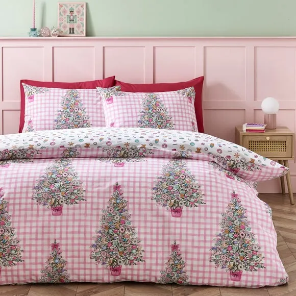 Catherine Lansfield Christmas Sweets and Treats Polycotton Duvet Cover & Pillowcase Set 1