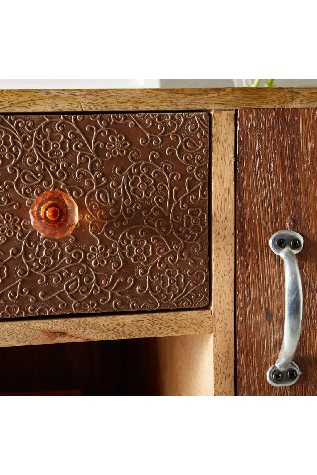 IH Design Celis Limited Edition Solid Wooden Sideboard in Brown 4