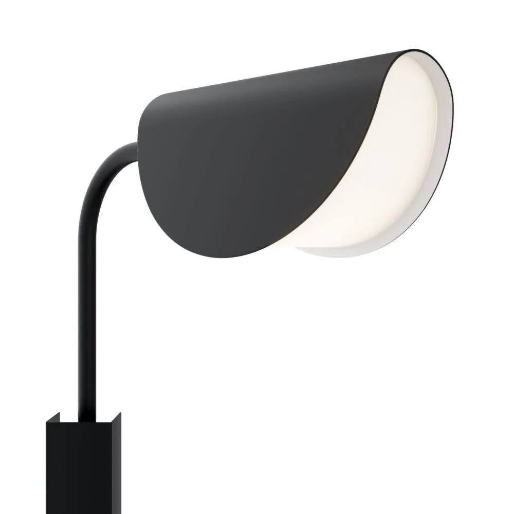 Netlighting Mollis Modern Wall Lamp Black Acrylic Shade 3
