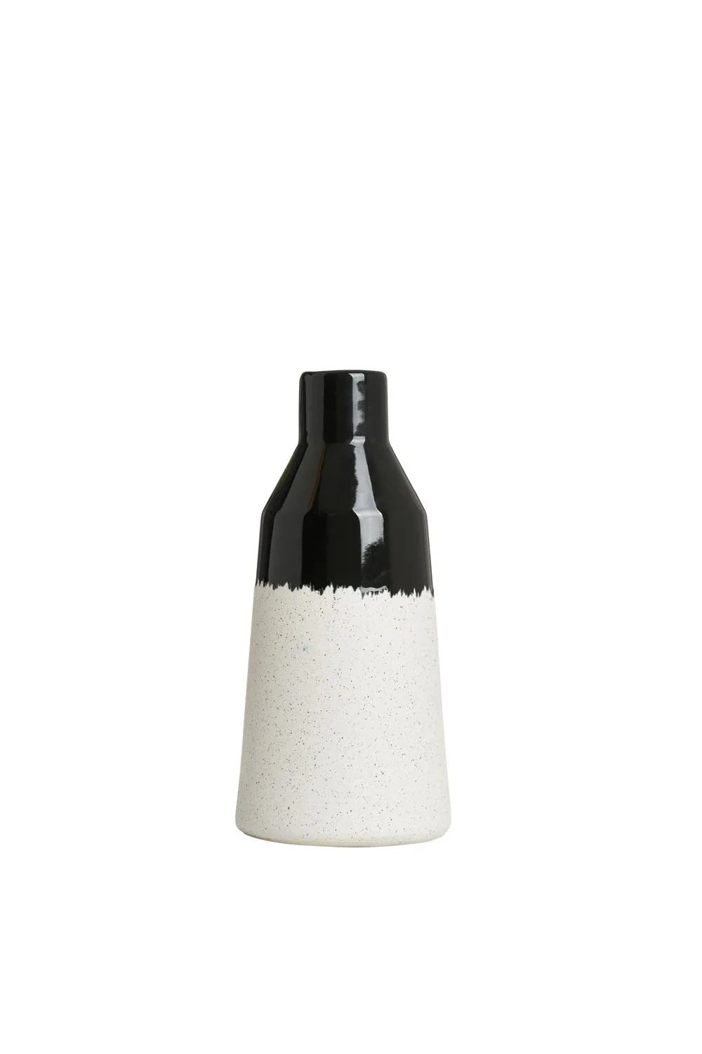 BHS Bottle Shape Ceramic Vase in Black 2