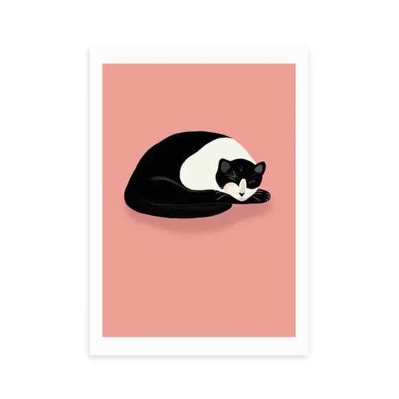 East End Prints Cat Nap Print 2