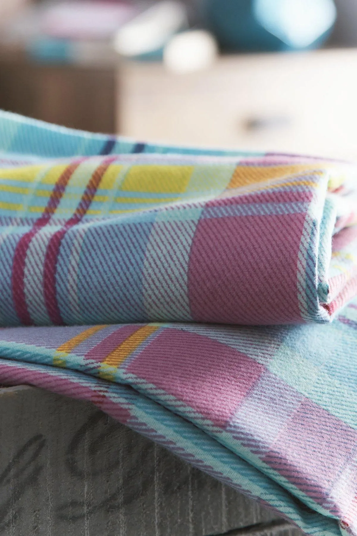 Appletree 'Applecross Check' 100% Brushed Heavyweight Cotton Duvet Cover Set 3