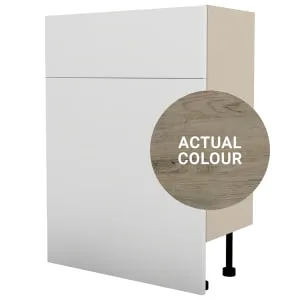 Duarti By Calypso Cascade 600mm Floor Reaching Full Depth Toilet Unit - Grey Bark