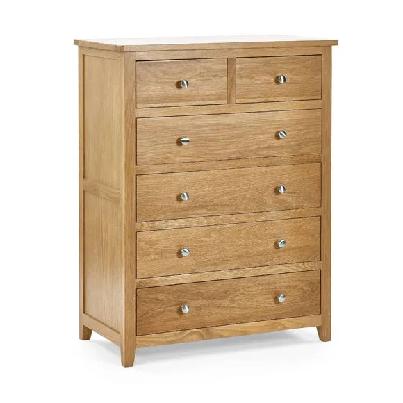 Jenkins 6 Drawer Chest, Oak 5