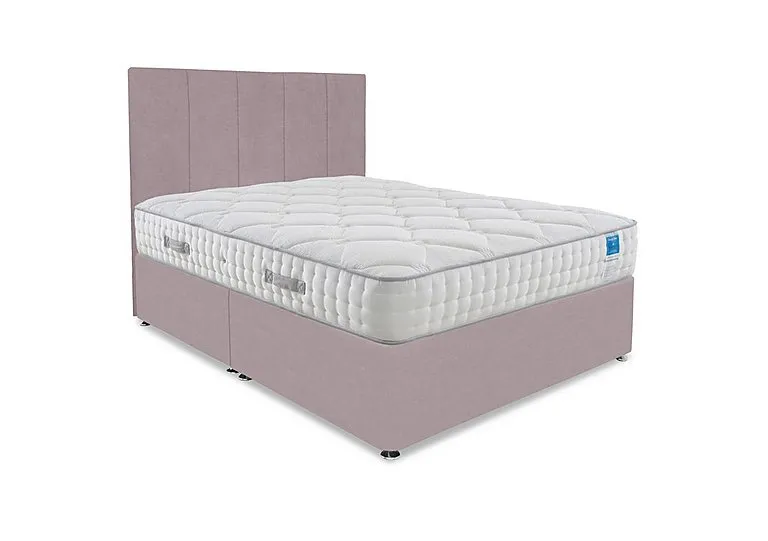 Memory Luxe Divan Set - King Size - Plush Lilac