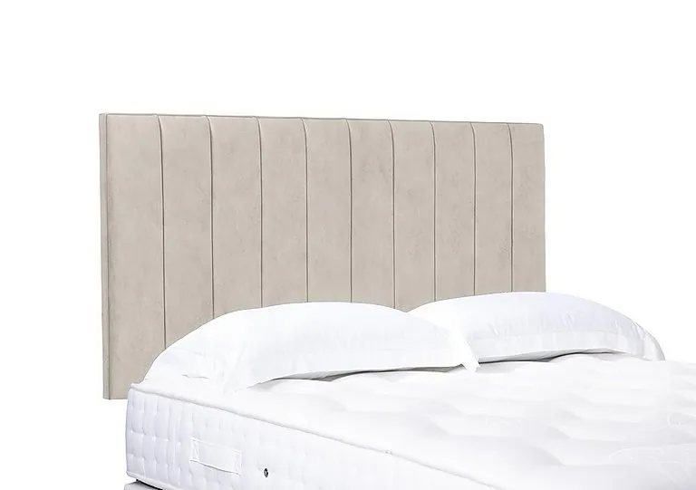 Artisan Collection Elyse High Strutted Headboard - Single - Sandstone Pearl