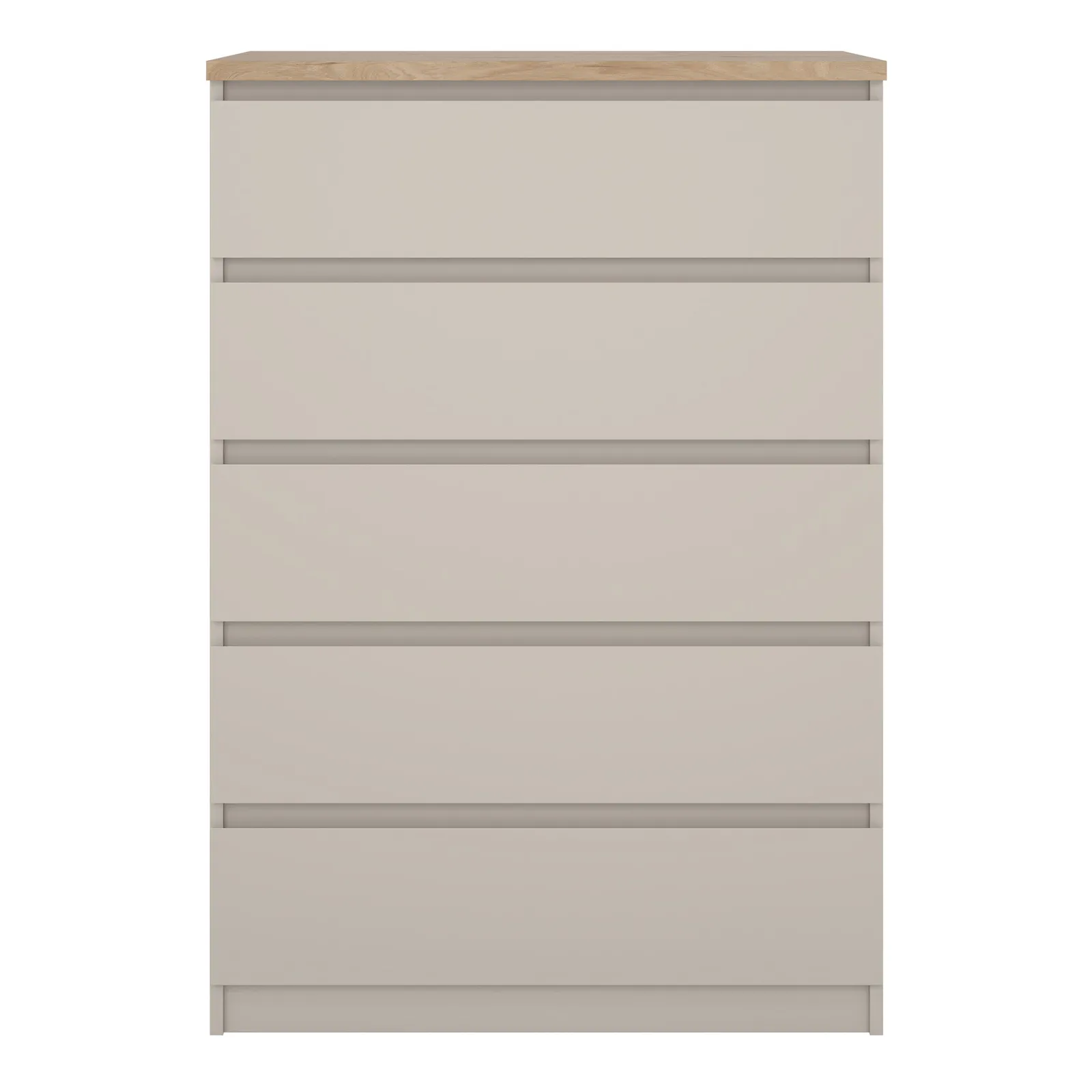 Furniture To Go Naia Chest of 5 Drawers in Beige 2