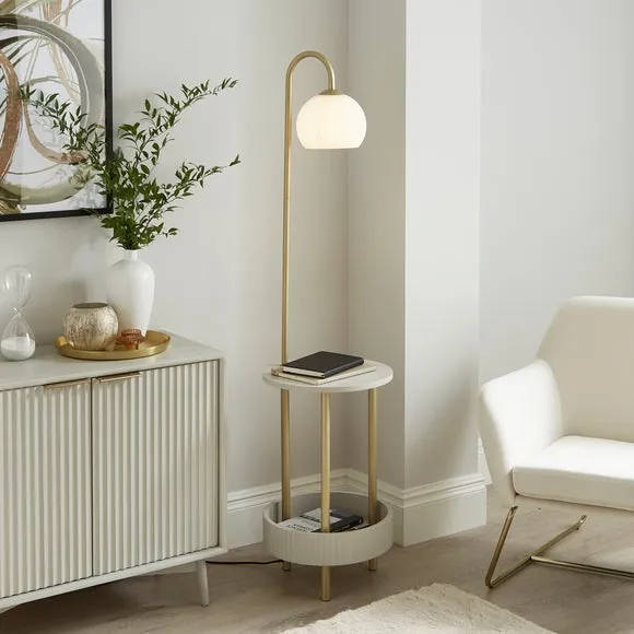 Georgi Shelved Floor Lamp 1