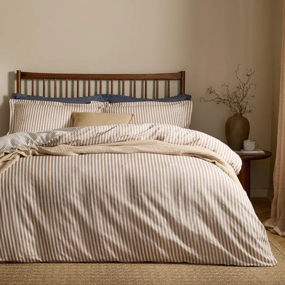 Yard Hebden Reversible 100% Cotton Duvet Cover & Pillowcase Set 1
