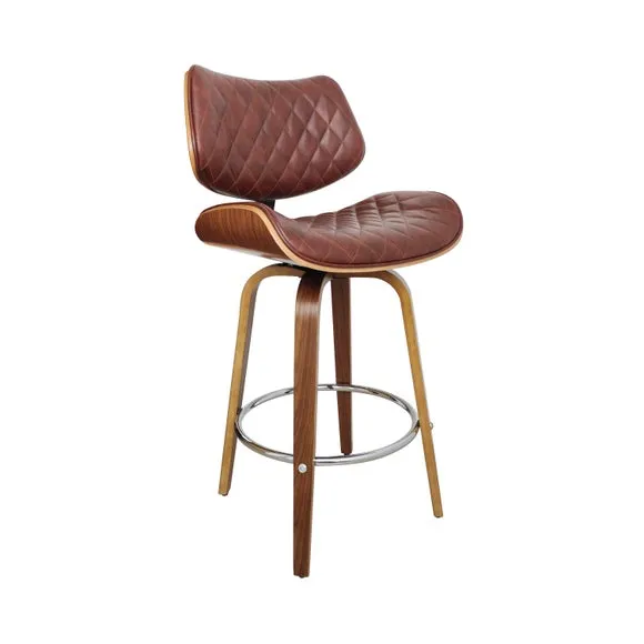 Remy Counter Height Bar Stool, Faux Leather 3