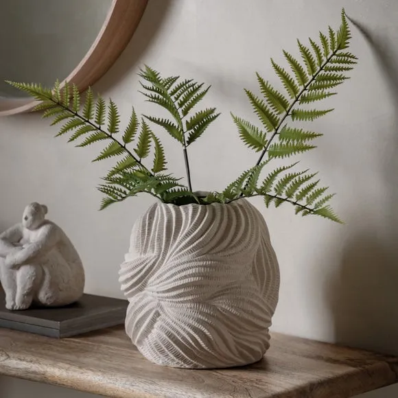 Crossland Grove Valence Vase 240Mm, Cream