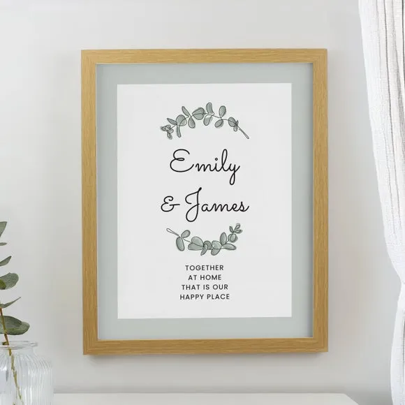 Personalised Botanical Poster Frame 1